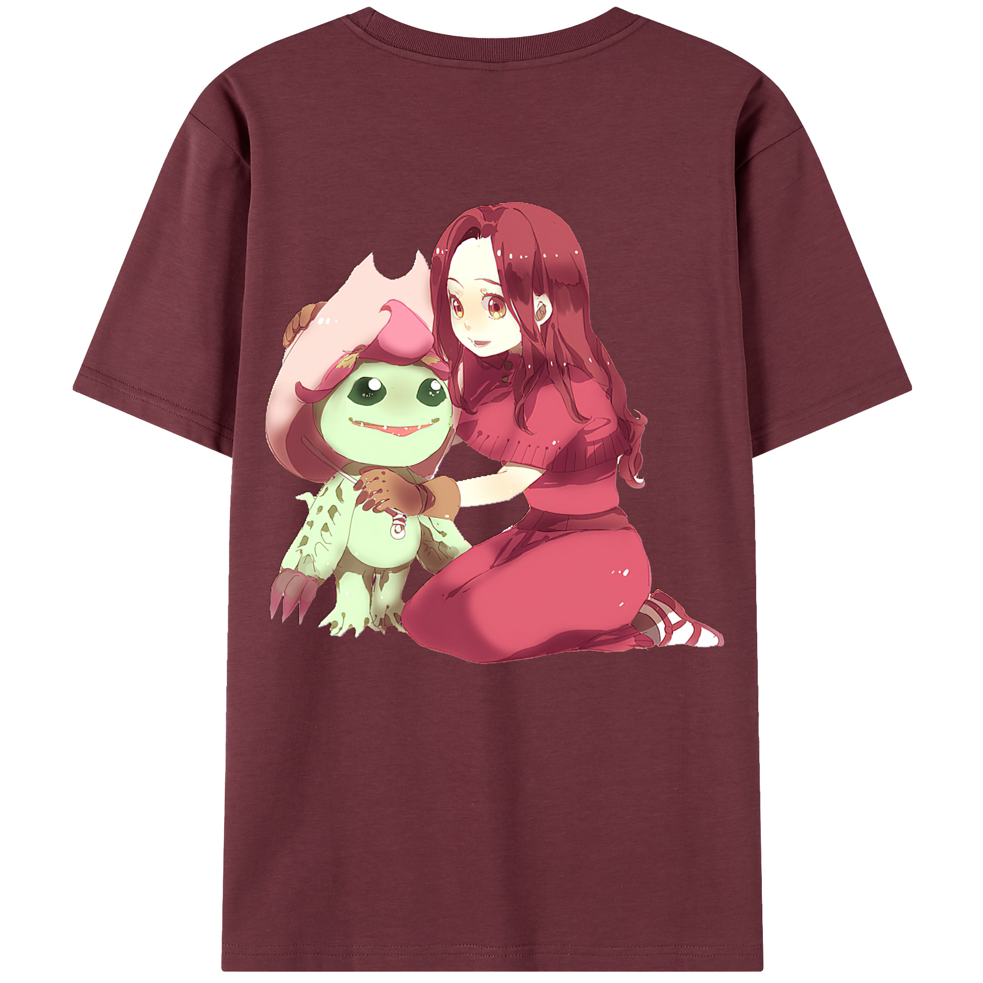 （画像用） Digimon デジタルモンスター/デジモン 綿100％半袖Tシャツ（背面プリント）